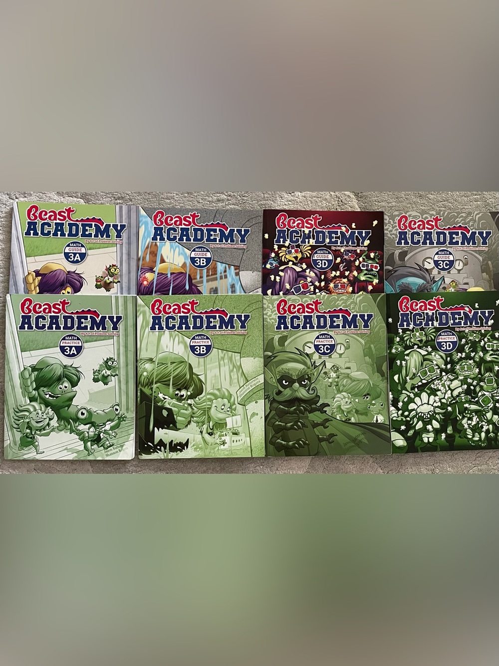 Beast Academy Level-3 Books Set